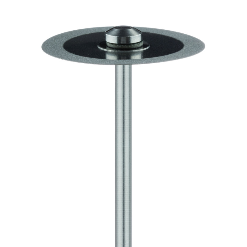 TARCZA DIAMENTOWA Z KRAWĘDZIĄ TNĄCĄ, DŁ. 0,2 MM, BARDZO DROBNY, BARDZO ELASTYCZNA, NA PROSTNICĘ, ŚR. 22,0 MM