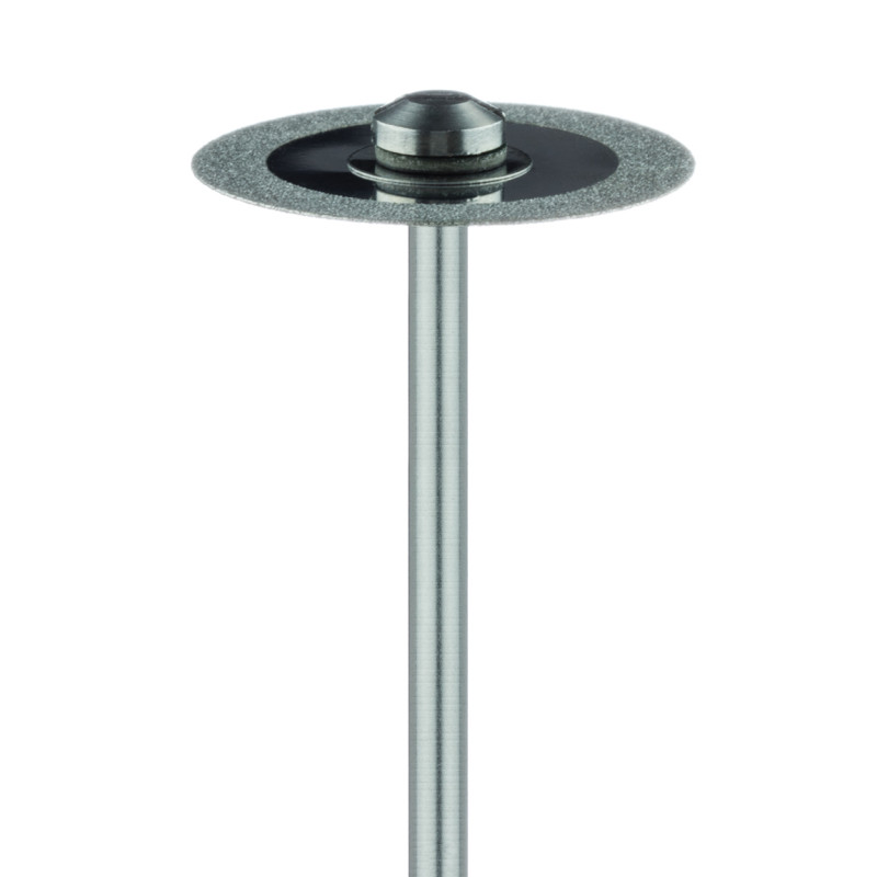 TARCZA DIAMENTOWA Z KRAWĘDZIĄ TNĄCĄ, DŁ. 0,2 MM, DROBNY, BARDZO ELASTYCZNA, NA PROSTNICĘ, ŚR. 19,0 MM