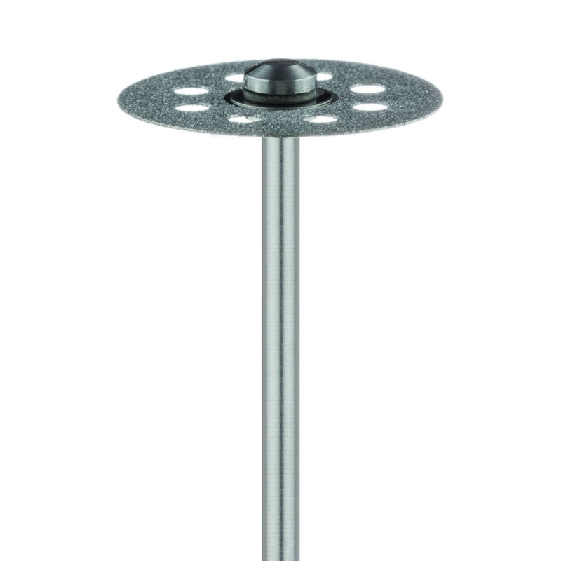 TARCZA DIAMENTOWA, PERFOROWANA, DŁ. 0,3 MM, DROBNY, BARDZO ELASTYCZNA, NA PROSTNICĘ, ŚR. 19,0 MM