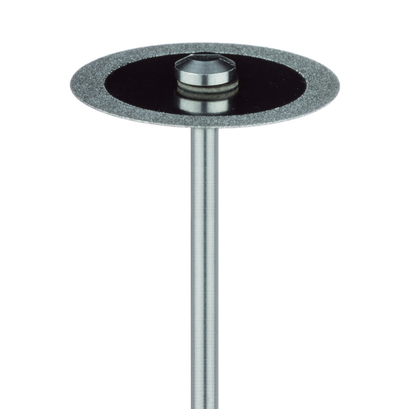 TARCZA DIAMENTOWA Z KRAWĘDZIĄ TNĄCĄ, DŁ. 0,3 MM, DROBNY, BARDZO ELASTYCZNA, NA PROSTNICĘ, ŚR. 22,0 MM