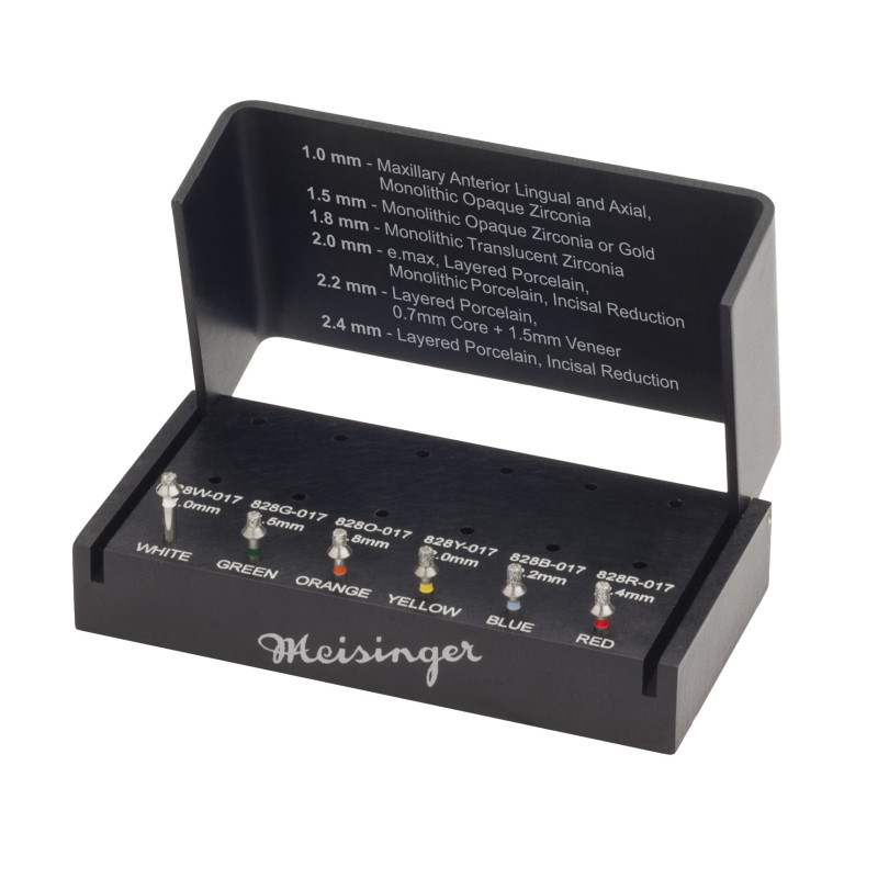 ZESTAW 6 WIERTEŁ DO REDUKCJI WYSOKOŚCI ZWARCIOWEJ, DO TURBINY