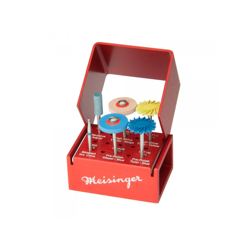 TWIST - ZESTAW LABORATORYJNY DO DOSTOSOWYWANIA I POLEROWANIA PRAC MONOLITYCZNYCH Z TLENKU CYRKONU, NA PROSTNICĘ