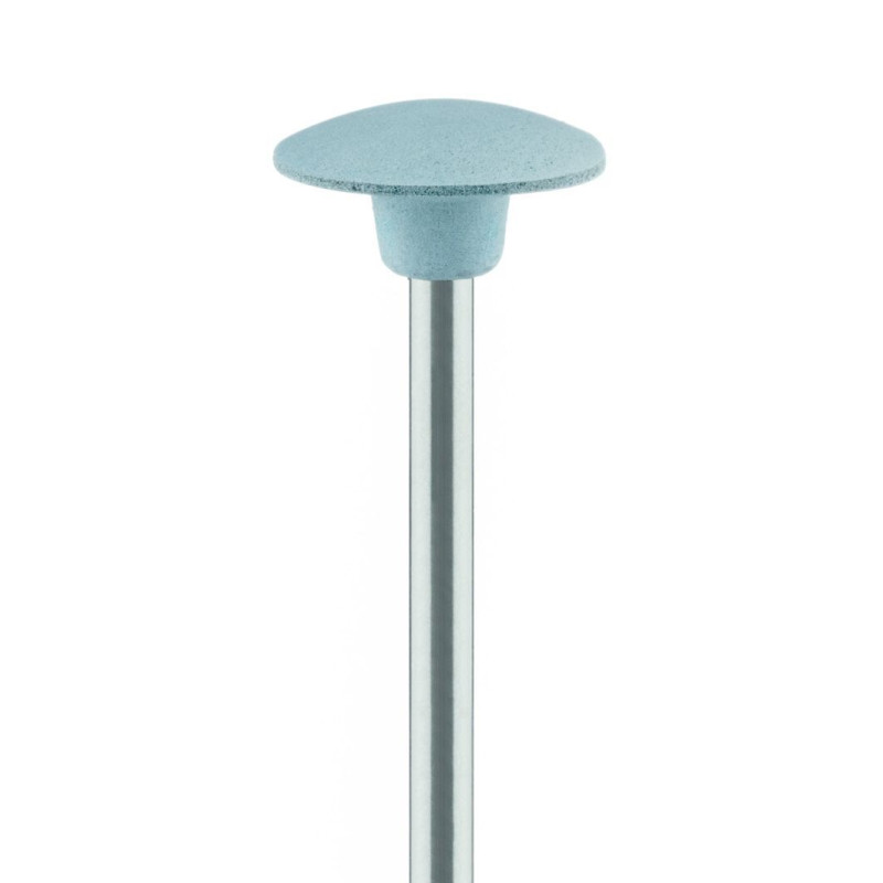 GUMKA UNIWERSALNA TARCZA SOCZEWKA, DO CEMENTU, AKKRYLU, METALU, POLEROWANIE WSTĘPNE, DŁ. 16,0 MM, NA PROSTNICĘ, ŚR. 11,0 MM