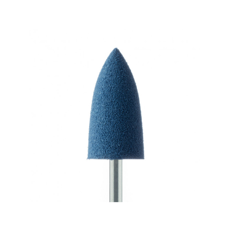 POLERKA SILIKONOWA PĄKOWATA, CIEMNONIEBIESKA, DŁ. 20,0 MM, NA PROSTNICĘ, 10,0 MM