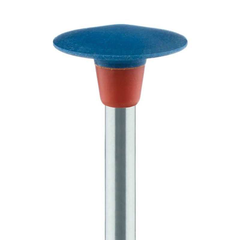 GUMKA DO PORCELANY DIAMENT SOCZEWKA, POLEROWANIE ZASADNICZE, NIEBIESKA, DŁ. 2,5 MM, NA KĄTNICĘ, ŚR. 10,0 MM