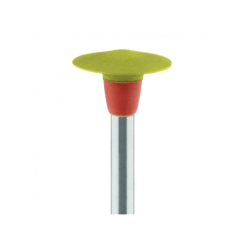 GUMKA DO PORCELANY DIAMENT SOCZEWKA, POLEROWANIE NA POŁSYK, ŻÓŁTA, DŁ. 2,5 MM, NA KĄTNICĘ, ŚR. 10,0 MM