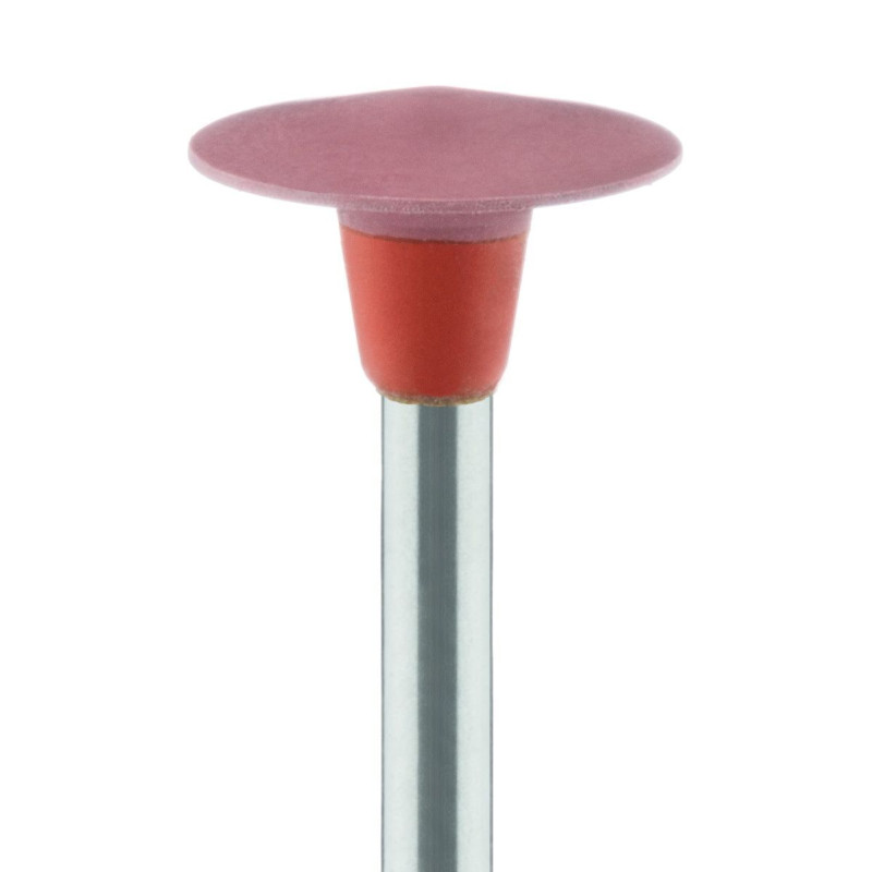 GUMKA DO PORCELANY DIAMENT SOCZEWKA, POLEROWANIE NA POŁYSK, CZERWONA, DŁ. 2,5 MM, NA KĄTNICĘ, ŚR. 10,0 MM