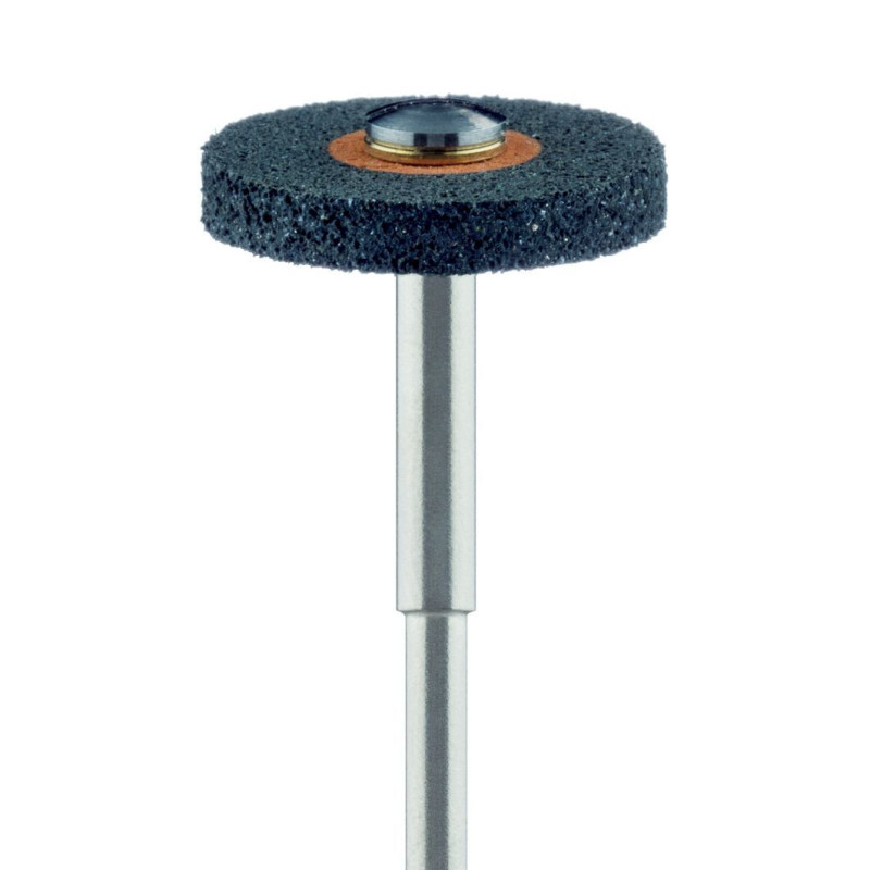 GUMKA DO PORCELANY DIAMENT KRĄŻEK, POLEROWANIE WSTĘPNE, CZARNA, DŁ. 2,5 MM, NA PROSTNICĘ, ŚR. 17,0 MM