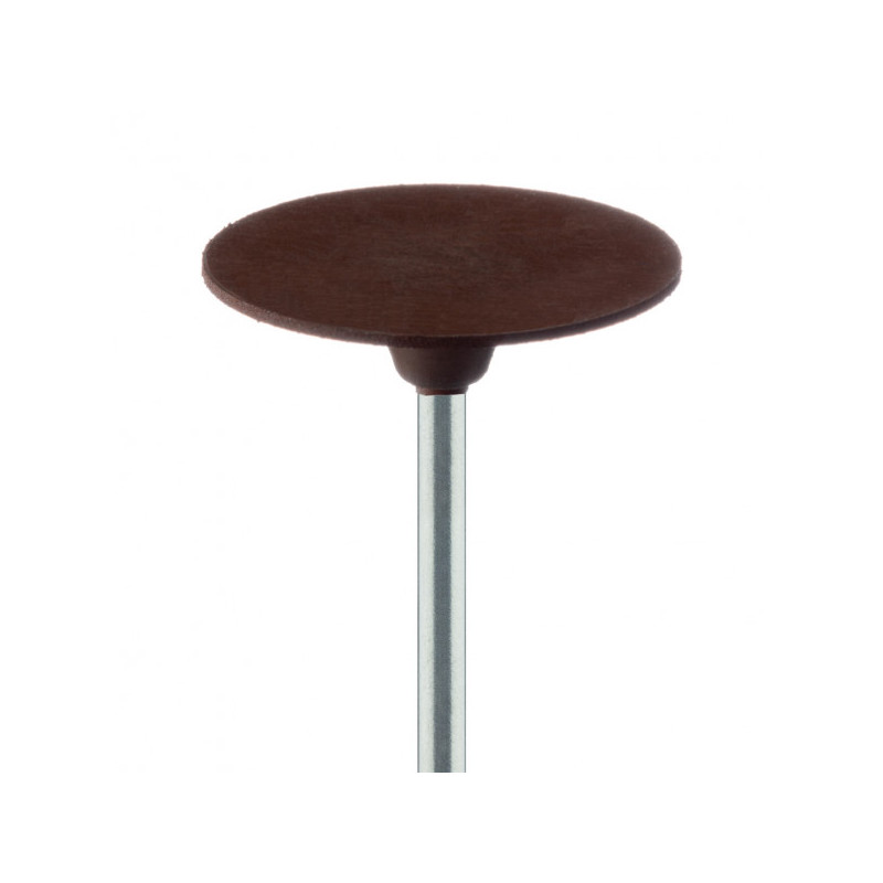 GUMKA "POLLIES" KRĄŻEK, POLEROWANIE WSTĘPNE, BRĄZOWA, DŁ. 0,5 MM, NA PROSTNICĘ, ŚR. 22,0 MM