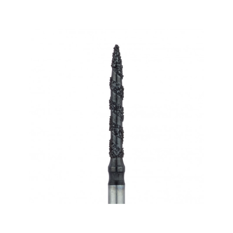 WIERTŁO DIAMENTOWE BLACK COBRA, DŁUGI STOŻEK, DŁ. 10 MM, DO TURBINY, ŚR. 1,4 MM