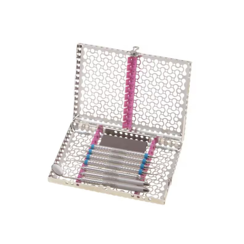 KASETA STERYLIZACYJNA 10 INSTRUMENTÓW - LAWENDOWA