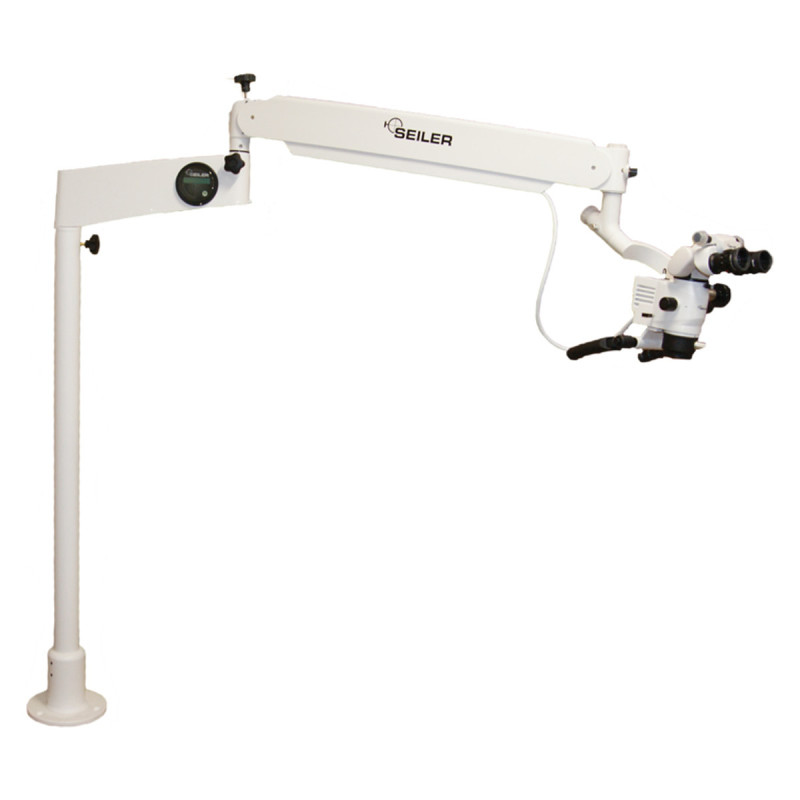 MIKROSKOP STOMATOLOGICZNY, ALPHA AIR 6, GŁOWICA UCHYLNA 0-220, UCHWYT MONTOWANY DO PODŁOGI, LED