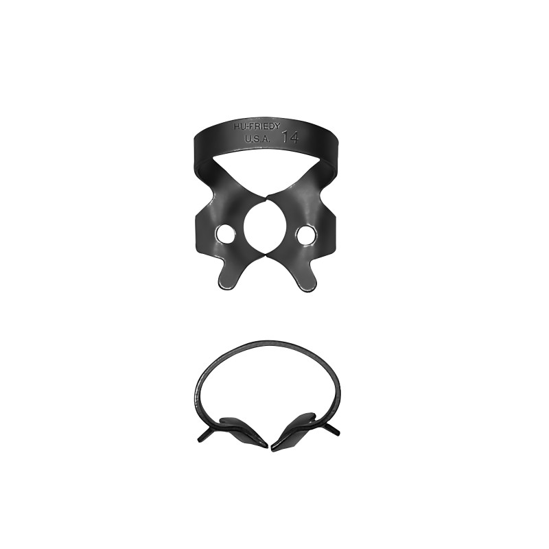 KLAMRA DO KOFERDAMU 14 UK PREMOLAR, BLACK LINE