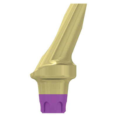 FILAR TYTANOWY KĄTOWY 25 STOPNI, ŚR. 4,8 MM Z PROFILOWANYM STOPNIEM 1 MM, DO IMPLANTÓW C1/V3, SP