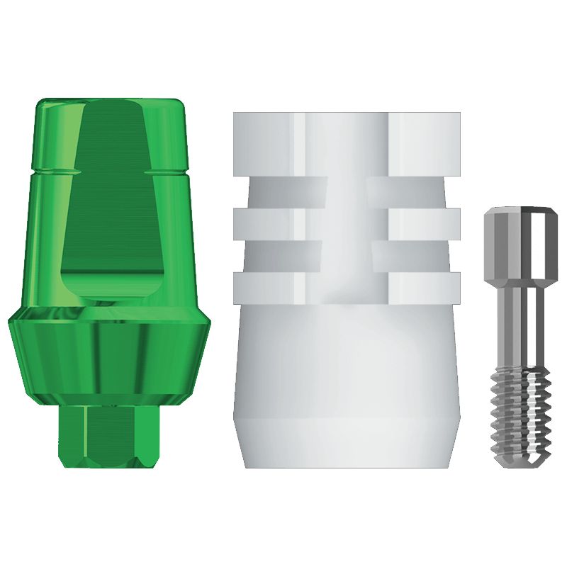 TRANSFER WYCISKOWY DO "ŁYŻKI ZAMKNIĘTEJ" - ZESTAW Z 5 CZAPKAMI, DO IMPLANTÓW SEVEN/M4, WP