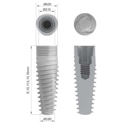 IMPLANT LYNX CLEAR, ROZMIAR...
