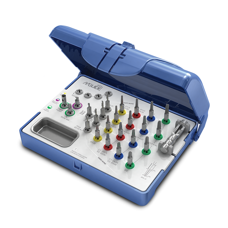 MGUIDE ZESTAW WERTEŁ DO STANDARDOWYCH TULEI, DO IMPLANTÓW Z POŁĄCZENIEM STOŻKOWYM C1/V3