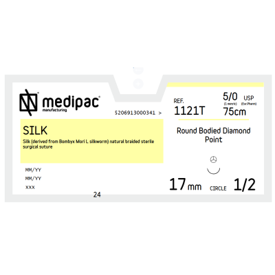 NICI CHIRURGICZNE JEDWABNE...