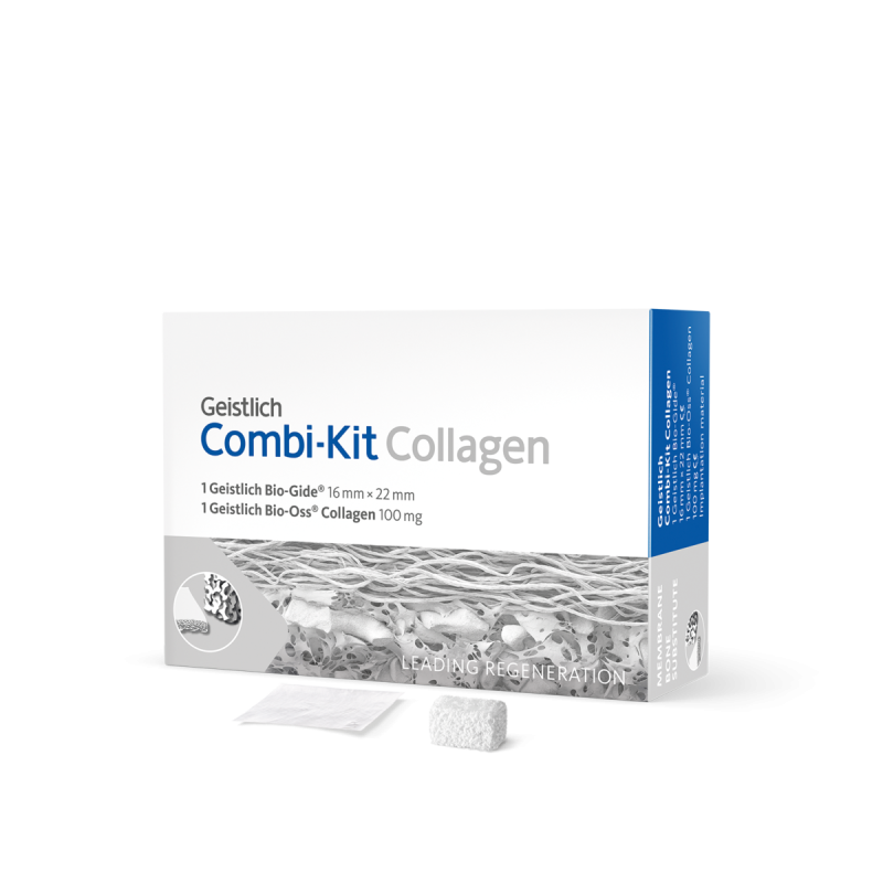 GEISTLICH COMBI-KIT COLLAGEN - ZESTAW BIO-OSS® COLLAGEN 100 MG + BIO-GIDE® 16 X 22 MM